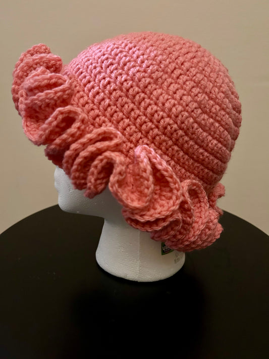 Solid Ruffle Hat