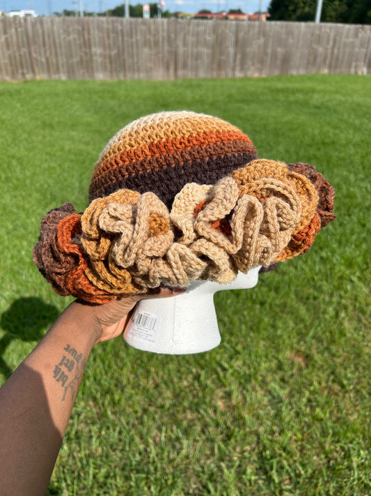 Latte Ruffle Hat